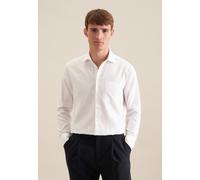 Seidensticker Herren Mens Regular Longsleeve Cotton Shirt, Weiß(153690), 42 EU