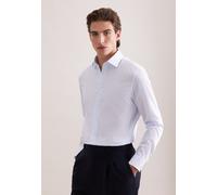 Seidensticker Hemd Herren Slim Fit Langarm Kent-Kragen Baumwolle blau, 40