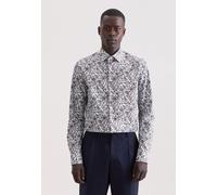 Seidensticker Hemd Herren Slim Fit Langarm Baumwolle braun, 40