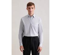 Seidensticker Business Hemd Herren Regular Fit Baumwolle grau, 39