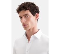 Businesshemd SEIDENSTICKER "Schwarze Rose", Herren, Gr. S (37), normale Ärmellängen, weiß, 100% Baumwolle, Strukturmuster, skinny fit, 2-Knopf-Manschette, Hemden, X-Slim 1/1 Kentkragen Struktur (52164