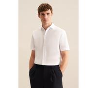 Seidensticker Herren Mens Shaped Shortsleeve Cotton Businesshemd, Weiß(021001), 36 EU