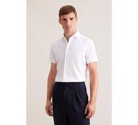 Seidensticker Kurzarmhemd Herren Slim Fit weiß, 37