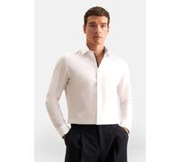 Businesshemd SEIDENSTICKER "Schwarze Rose", Herren, Gr. S (37), normale Ärmellängen, weiß, 100% Baumwolle, unifarben, slim fit, 2-Knopf-Manschette, Hemden, Slim 1/1 Kentkragen Uni (37378568-37) weiß