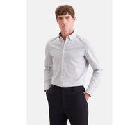 Businesshemd SEIDENSTICKER "Schwarze Rose", Herren, Gr. S (38), normale Ärmellängen, dunkelgrün, 100% Baumwolle, kariert, slim fit, 2-Knopf-Manschette, Hemden, Slim 1/1 Button-Down-Kragen Karo (993276