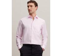 Seidensticker Businesshemd "Schwarze Rose" Herren Gr. S38 Rosa 100% Baumwolle Regular Fit Kentkragen