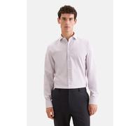Businesshemd SEIDENSTICKER "Schwarze Rose", Herren, Gr. S (38), normale Ärmellängen, weinrot, 100% Baumwolle, gestreift, slim fit, 2-Knopf-Manschette, Hemden, Slim 1/1 Kentkragen Gestreift (55908434-3