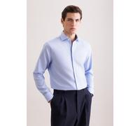 Seidensticker Comfort Fit Hemd blau, Hahnentritt
