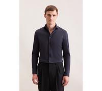 Seidensticker Jerseyhemd Herren Slim Fit Baumwolle grau, 44