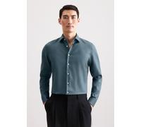 Seidensticker Business Hemd Herren Slim Fit Baumwolle grün, 44
