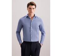 Seidensticker Business Hemd Herren Slim Fit Baumwolle blau, 44