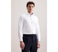 SEIDENSTICKER Slim Fit Businesshemd mit Kentkragen Modell 'New Kent' in Weiss, Größe 44