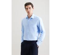 Seidensticker Businesshemd Schwarze Rose Herren Regular Fit Baumwolle Hellblau Gr. XXL (45)