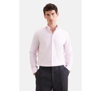 Businesshemd SEIDENSTICKER "Schwarze Rose", Herren, Gr. XXL (45), normale Ärmellängen, rosa (rosé), 100% Baumwolle, gestreift, regular fit, 2-Knopf-Manschette, Hemden, Regular 1/1 Kentkragen Gestreift
