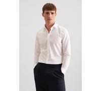 Seidensticker Herren Mens Shaped Longsleeve Cotton Business Shirt, Weiß, 46 EU