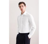 Seidensticker Herren Menshaped Extra Longsleeve (Ela) Cotton Hemd, Weiß(021005), 45 EU