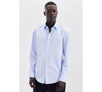 Seidensticker Business Hemd Herren Slim Fit Baumwolle hellblau, 44