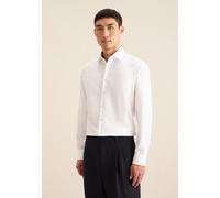 Seidensticker Hemd Herren Slim Fit Langarm Baumwolle Weiß, 41