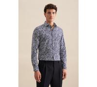 Seidensticker Business Hemd Herren Slim Fit Baumwolle blau, 42