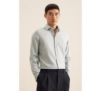 Bügelfreies Struktur Business Hemd in X-Slim mit Kentkragen Struktur Grün 37 (01.946648-0072-37)