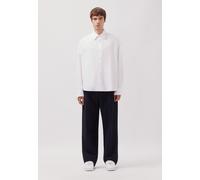 Businesshemd STUDIO SEIDENSTICKER, Herren, Gr. M39-40, normale Ärmellängen, weiß, 100% Baumwolle, unifarben, oversize, 2-Knopf-Manschette, Hemden, Oversized 1/1 Kentkragen Uni (70798248-M) weiß