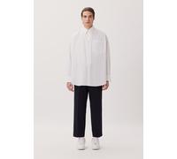 Businesshemd STUDIO SEIDENSTICKER "Studio", Herren, Gr. M39-40, normale Ärmellängen, weiß, 100% Baumwolle, unifarben, oversize, 2-Knopf-Manschette, Hemden, Oversized 1/1 Kentkragen Uni (34362539-M) we