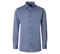 Businesshemd VENTI "VENTI Businesshemd extra kurzer Arm 58cm uni", Herren, Gr. 46, Normalgrößen, blau, 100% Baumwolle, unifarben, comfort fit, Hemden (41782043-46) blau