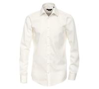 Businesshemd VENTI "VENTI Businesshemd extra langer Arm 69cm uni", Herren, Gr. 44, Normalgrößen, beige (champagner), 100% Baumwolle, unifarben, schmal, Hemden (15330313-44) champagner