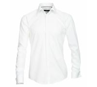 Businesshemd VENTI "VENTI Businesshemd extra langer Arm 72cm uni", Herren, Gr. 38, Normalgrößen, weiß, 100% Baumwolle, unifarben, schmal, Hemden (57416329-38) weiß