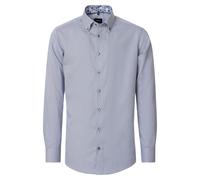 Businesshemd VENTI "VENTI Businesshemd gestreift", Herren, Gr. 40, Normalgrößen, blau, 100% Baumwolle, gestreift, schmal, Hemden (71459007-40) blau