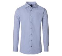 Businesshemd VENTI "VENTI Businesshemd gestreift", Herren, Gr. 42, Normalgrößen, blau, 100% Baumwolle, gestreift, schmal, Hemden (36430633-42) blau