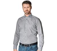 Businesshemd VENTI "VENTI Businesshemd gestreift", Herren, Gr. 46, Normalgrößen, grün, 100% Baumwolle, gestreift, schmal, Hemden (30028967-46) grün