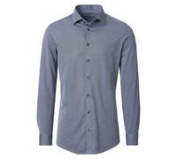 Businesshemd VENTI "VENTI Businesshemd uni", Herren, Gr. 41, Normalgrößen, hellblau, 55% Baumwolle, 45% Polyester, unifarben, sehr figurbetont, Hemden (53946425-41) hellblau