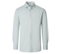 Businesshemd VENTI "VENTI Businesshemd Jerseyflex uni", Herren, Gr. 41, Normalgrößen, grün, 55% Baumwolle, 45% Polyester, unifarben, comfort fit, Hemden (15801547-41) grün
