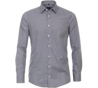 Businesshemd VENTI "VENTI Businesshemd kariert", Herren, Gr. 39, Normalgrößen, blau (mittelblau), 100% Baumwolle, kariert, schmal, Hemden (19753134-39) mittelblau