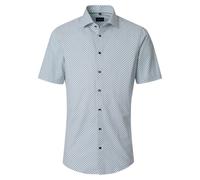 Businesshemd VENTI "VENTI Businesshemd Kurzarm Print", Herren, Gr. 41, Normalgrößen, grün, 100% Baumwolle, bedruckt, comfort fit, Hemden (70066517-41) grün
