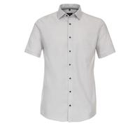 Venti Modern Fit Hemd Kurzarm silber