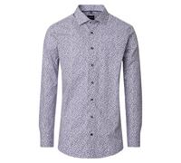 Venti Modern Fit Hemd rot, Bedruckt