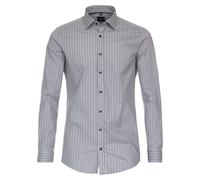 Businesshemd VENTI "VENTI Print" Gr. 40, Normalgrößen, blau (dunkelblau) Herren Hemden (72145508-40) dunkelblau