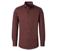 Businesshemd VENTI "VENTI Businesshemd Print", Herren, Gr. 40, Normalgrößen, orange, 100% Baumwolle, bedruckt, schmal, Hemden (27279520-40) orange