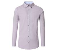 Businesshemd VENTI "VENTI Businesshemd Print", Herren, Gr. 40, Normalgrößen, rot, 97% Baumwolle, 3% Elasthan, bedruckt, sehr figurbetont, Hemden (55313532-40) rot