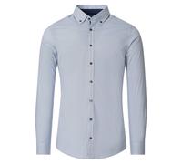 Businesshemd VENTI "VENTI Businesshemd Print", Herren, Gr. 41, Normalgrößen, blau, 97% Baumwolle, 3% Elasthan, bedruckt, schmal, Hemden (67063822-41) blau