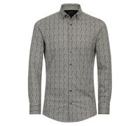 Venti Modern Fit Hemd grün, Print