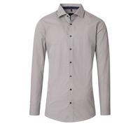 Businesshemd VENTI "VENTI Businesshemd Print", Herren, Gr. 43, Normalgrößen, beige, 100% Baumwolle, bedruckt, schmal, Hemden (92014534-43) beige