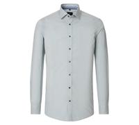 Venti - Body Fit - Herren Langarm Hemd (134024600), Größe:43, Farbe:Grün (301)