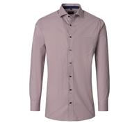 Businesshemd VENTI "VENTI Businesshemd Print", Herren, Gr. 50, Normalgrößen, rot, 100% Baumwolle, bedruckt, comfort fit, Hemden (42465030-50) rot