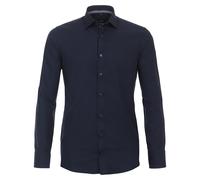 Venti Modern Fit Hemd blau, Gemustert