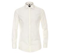 VENTI Hemd Herren Slim Fit Umschlagmanschetten Kent weiß, 39