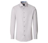 Businesshemd VENTI "VENTI Businesshemd uni", Herren, Gr. 40, Normalgrößen, beige, 100% Baumwolle, unifarben, comfort fit, Hemden (97911917-40) beige