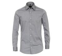 Venti Businesshemden Uni Body Fit Hellgrau 40